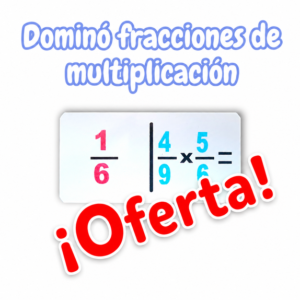 DOMINÓ DE FRACCIONES DE MULTIPLICAR